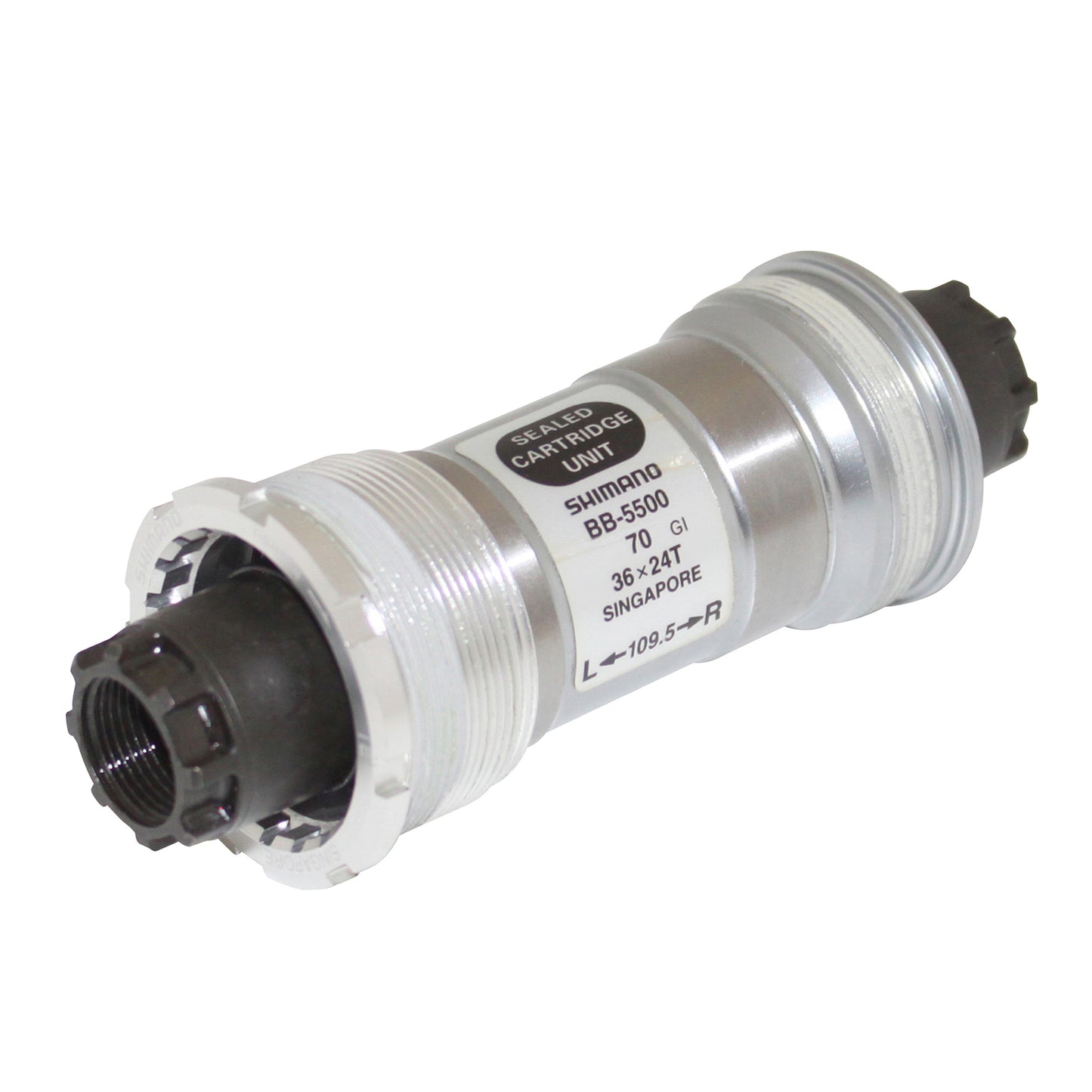 Shimano Octalink 105-Ultegra Bottom Bracket 109.5mm Italian thread - 36x24