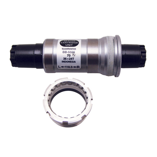 Boîtier pédalier Shimano octalink 105-ultegra 118,5mm filetage italien - 36x24