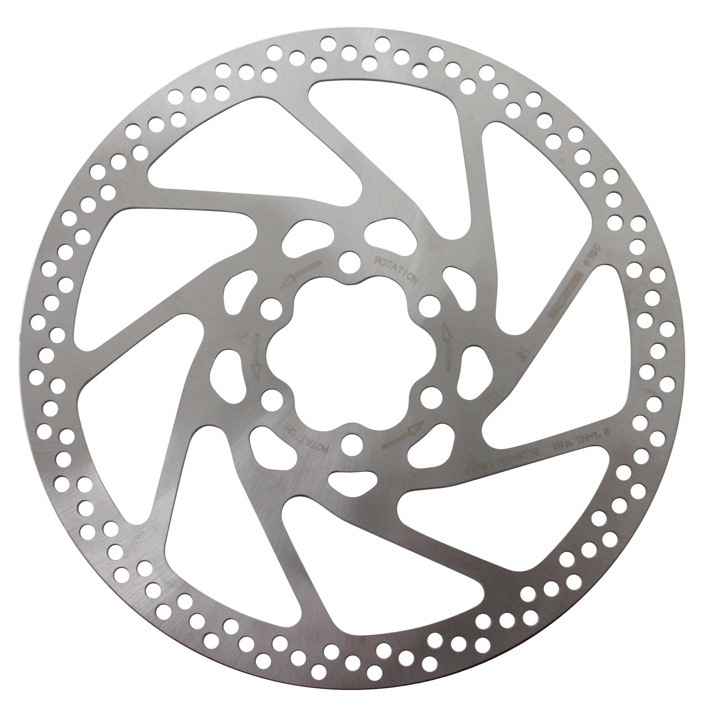 Disque de frein VTT 6 trous Shimano 160mm Deore / SLX/ RT66S