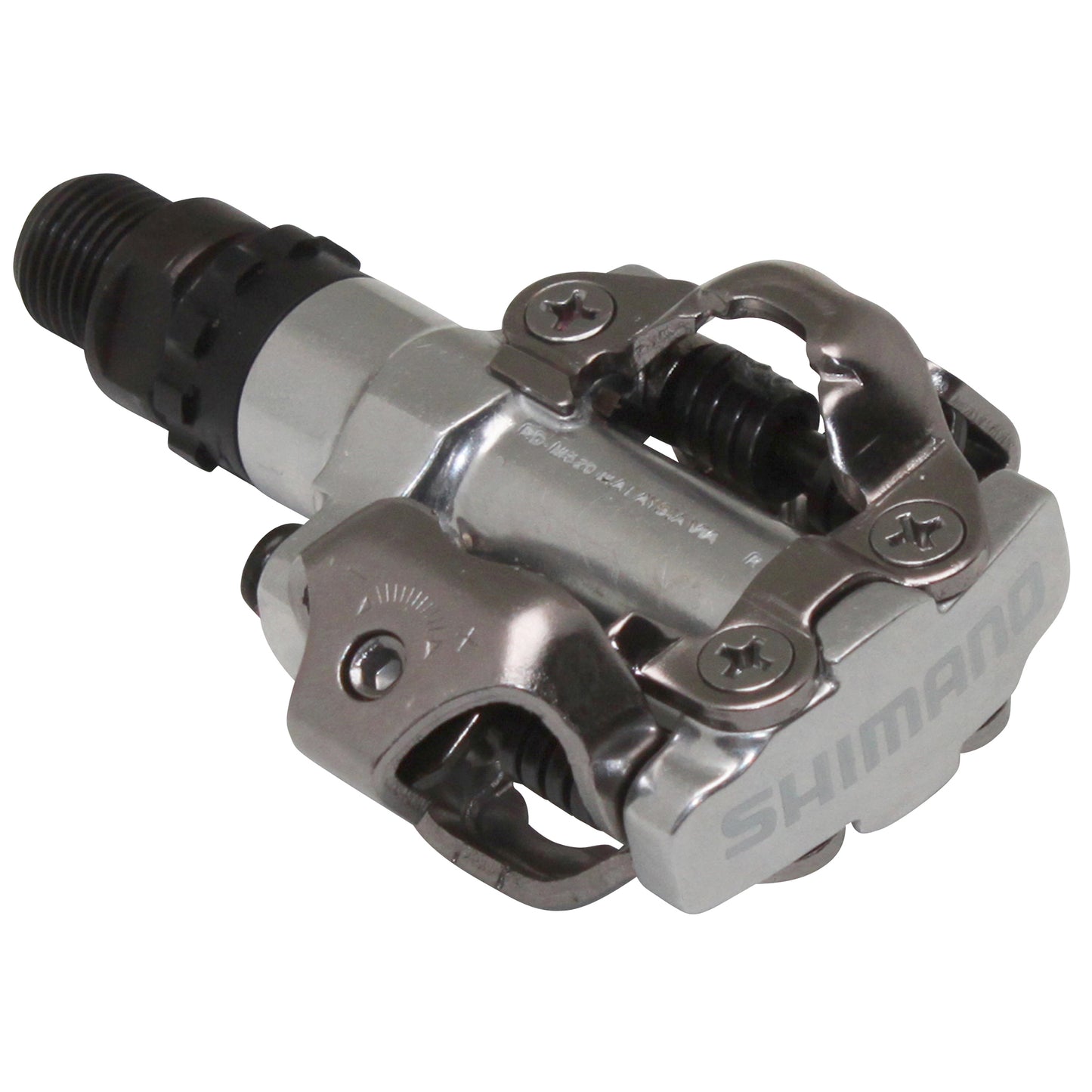 Pédale VTT automatique Shimano M520 SPD argent + cales