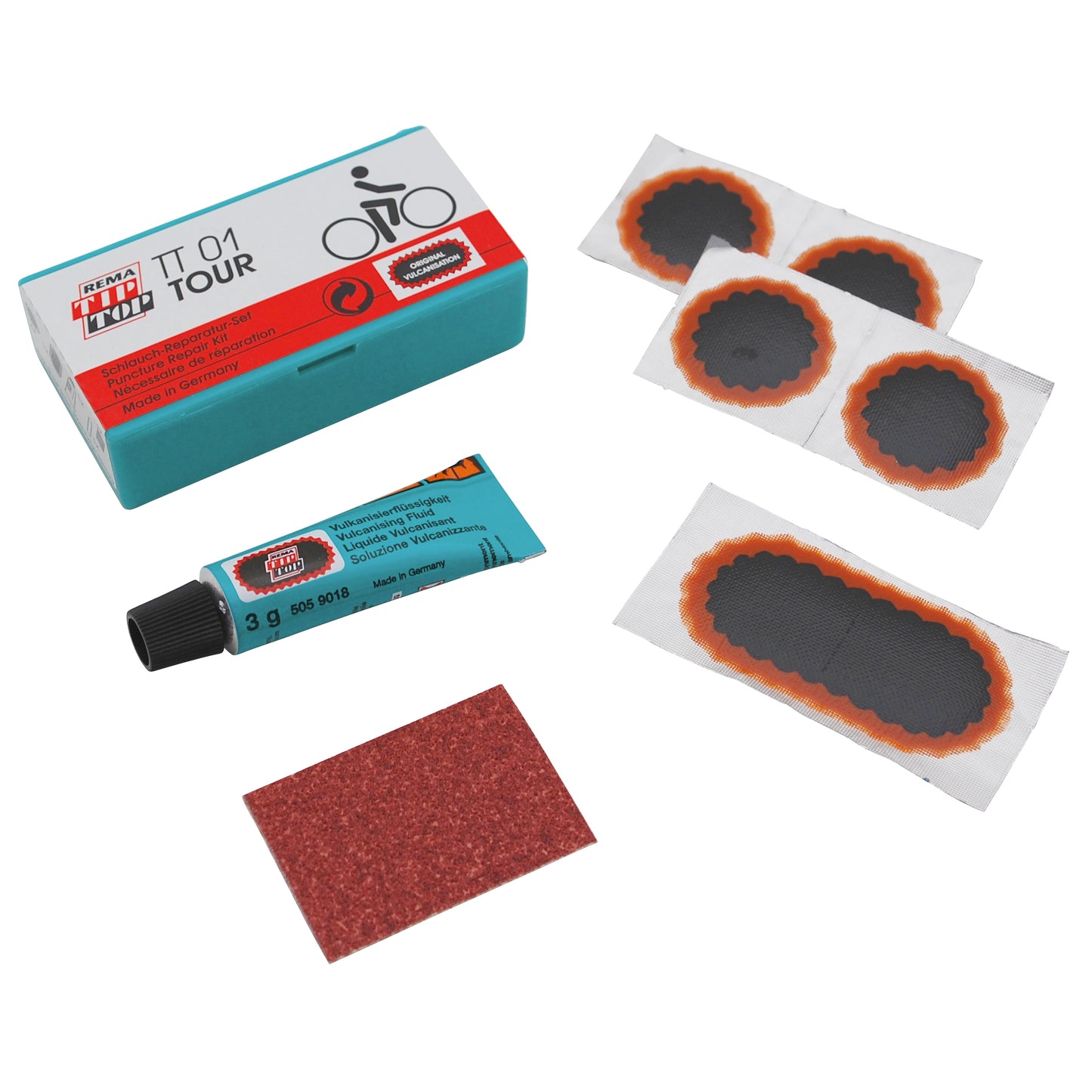 Kit réparation chambre à air TIP TOP TT01 Tour