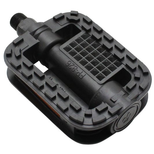 Pedal city resin PCP one-piece black 9/16
